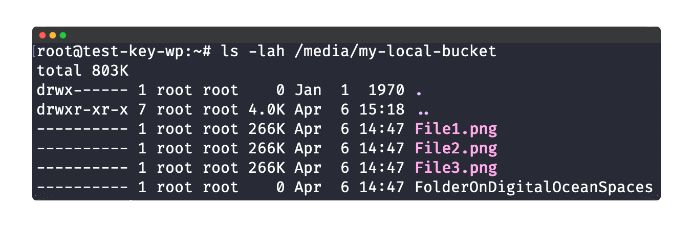 Verify That It Works Verify That It Works - DigitalOcean Spaces Credentials