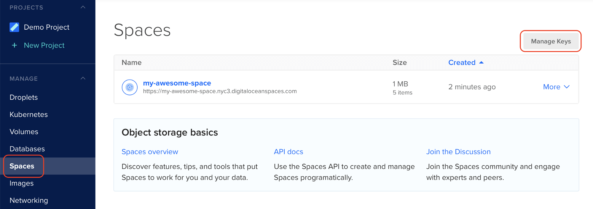 Mounting DigitalOcean Spaces and Access Bucket From Droplet