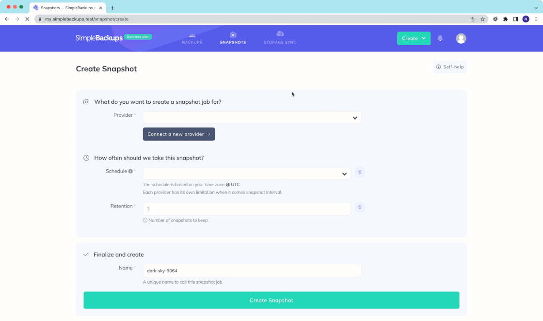 how to create a linode server backup
