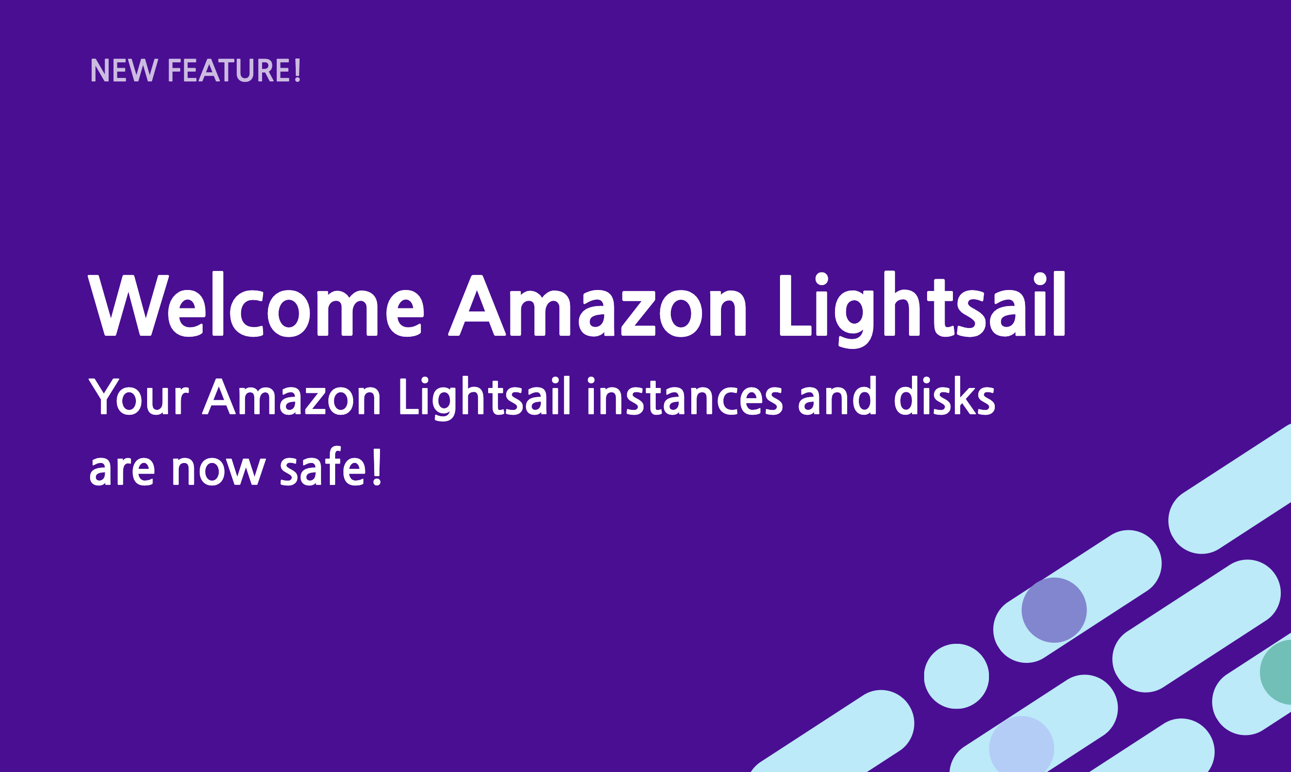 Automated Amazon Lightsail instance and disk snapshots