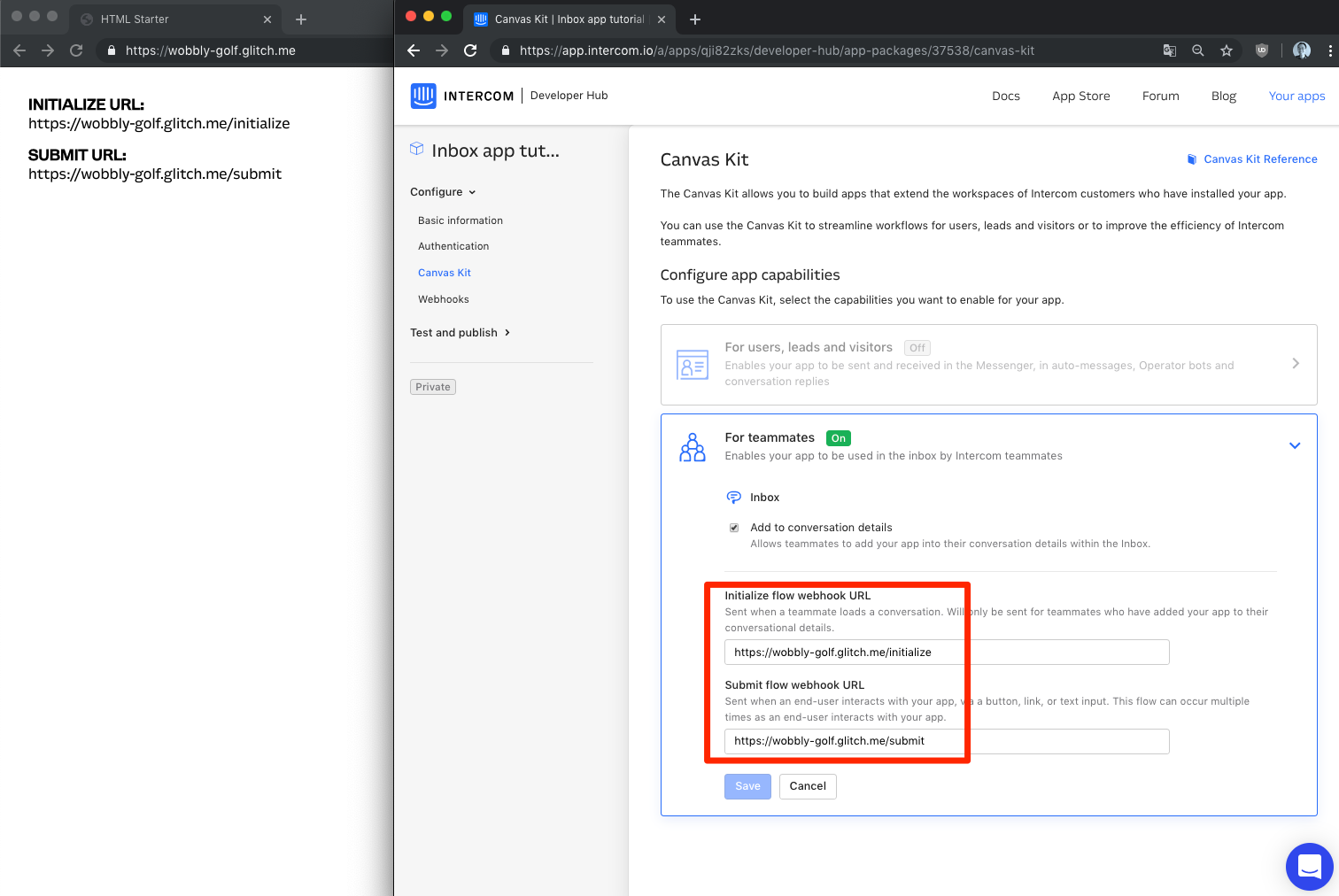 Intercom Application Intercom Application