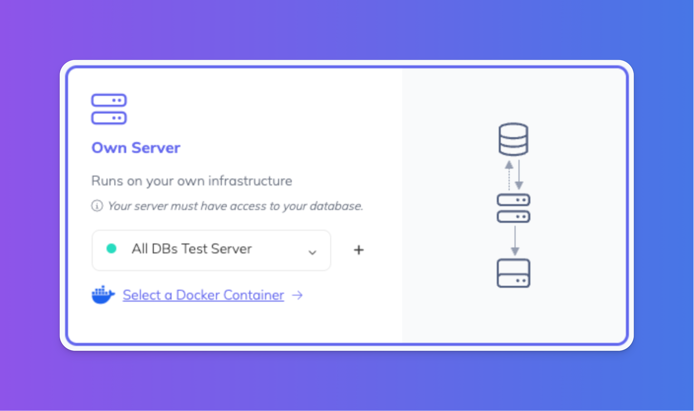 docker database host selector docker database host selector