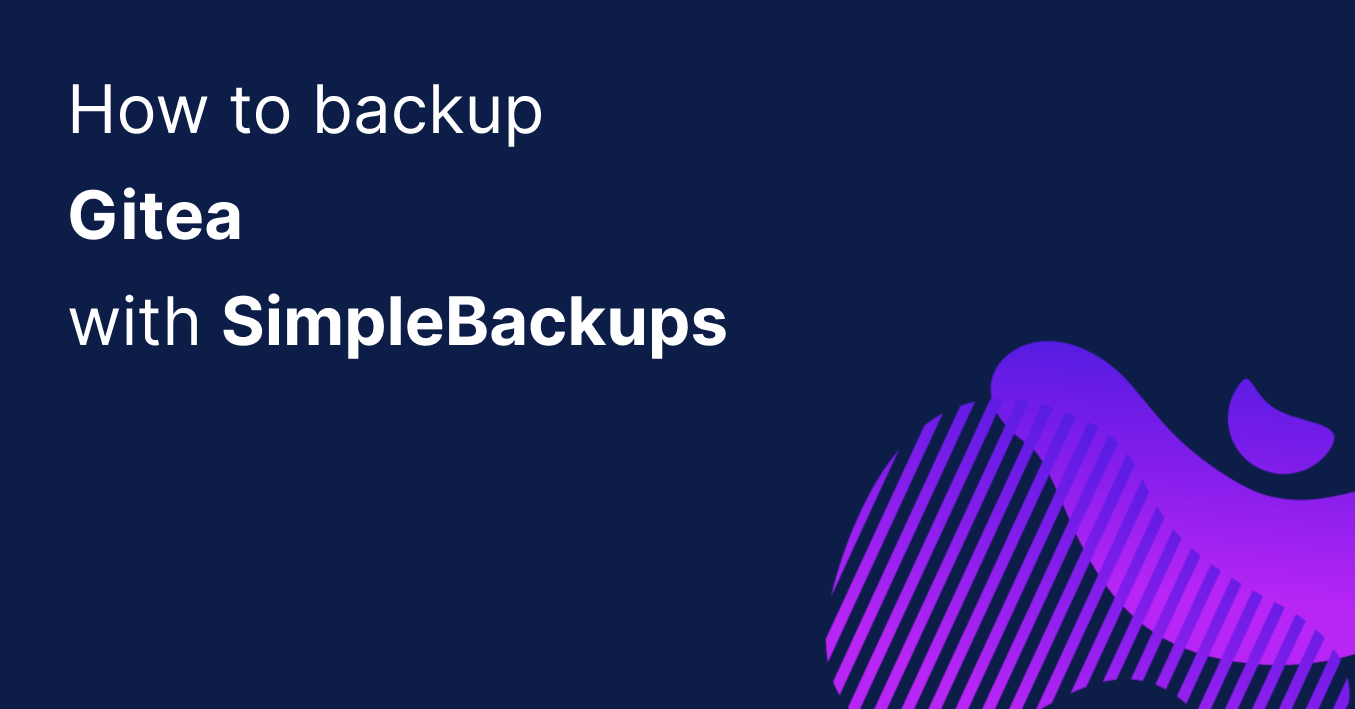 How to Back up Your Gitea Data