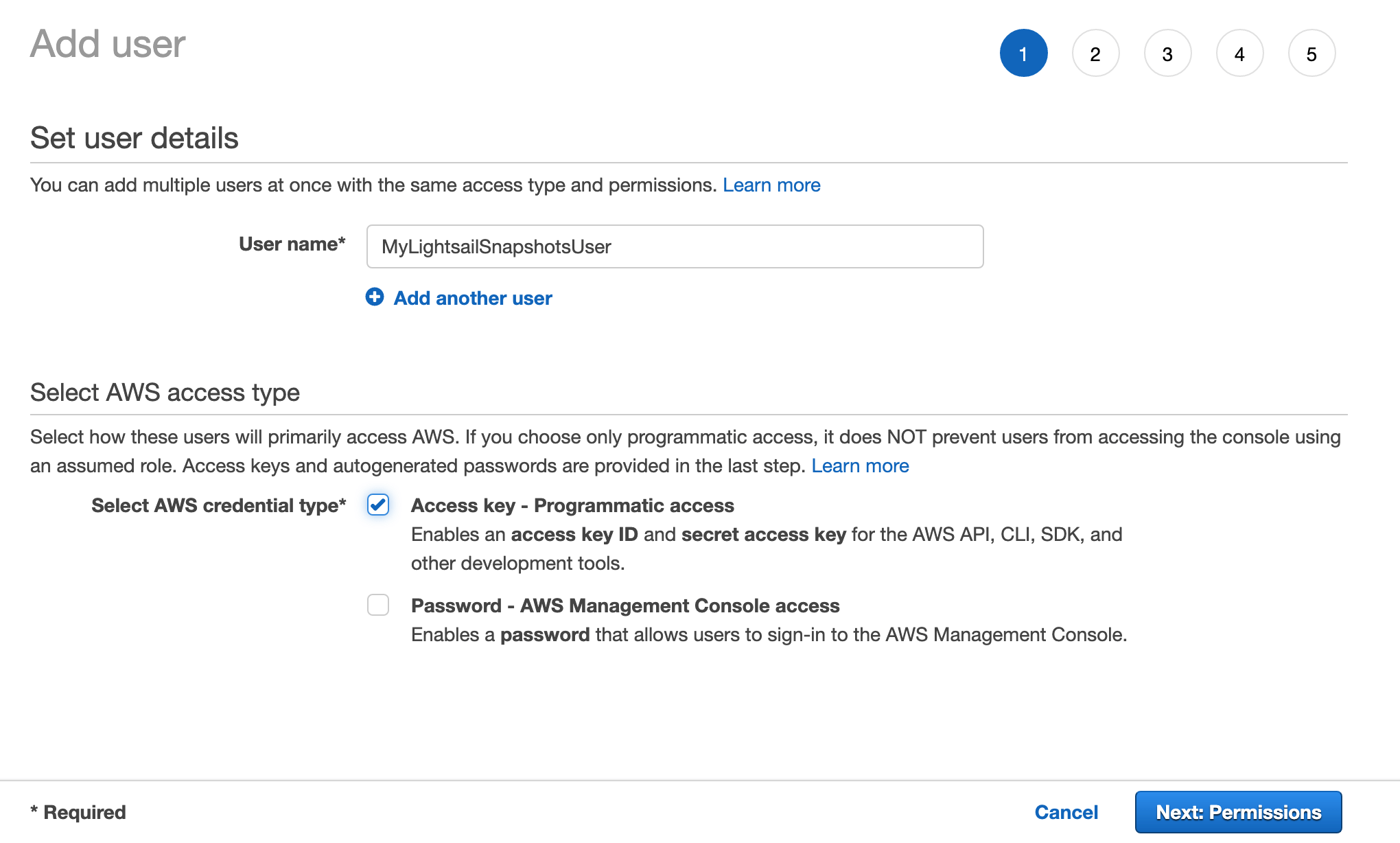 Amazon Lightsail Snapshots Credentials Amazon Lightsail Snapshots Credentials