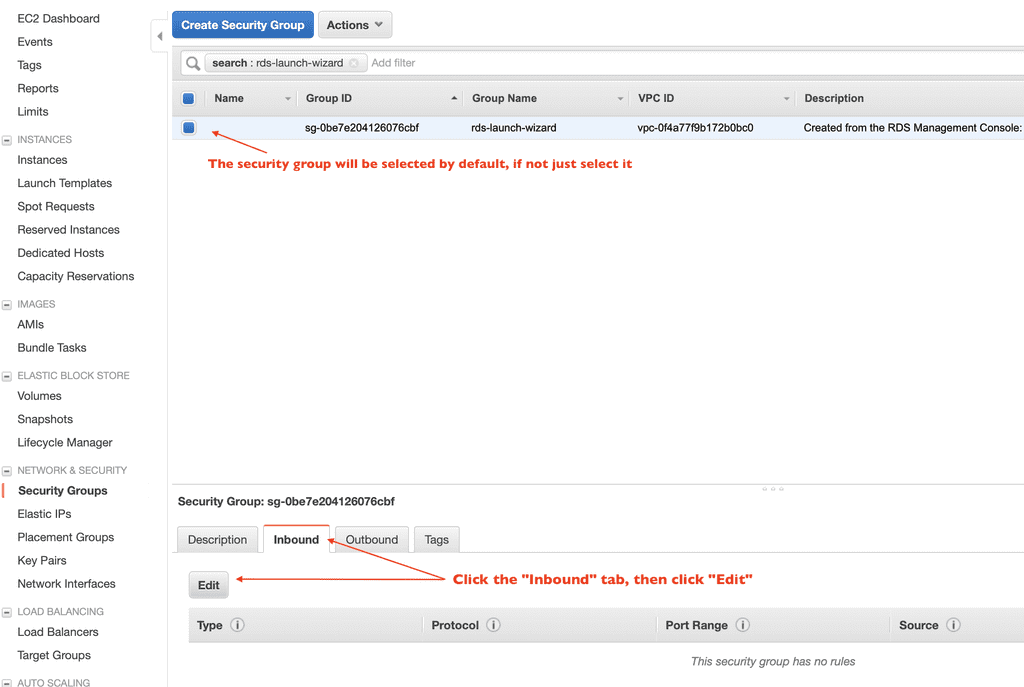 rds database step 4 rds database step 4