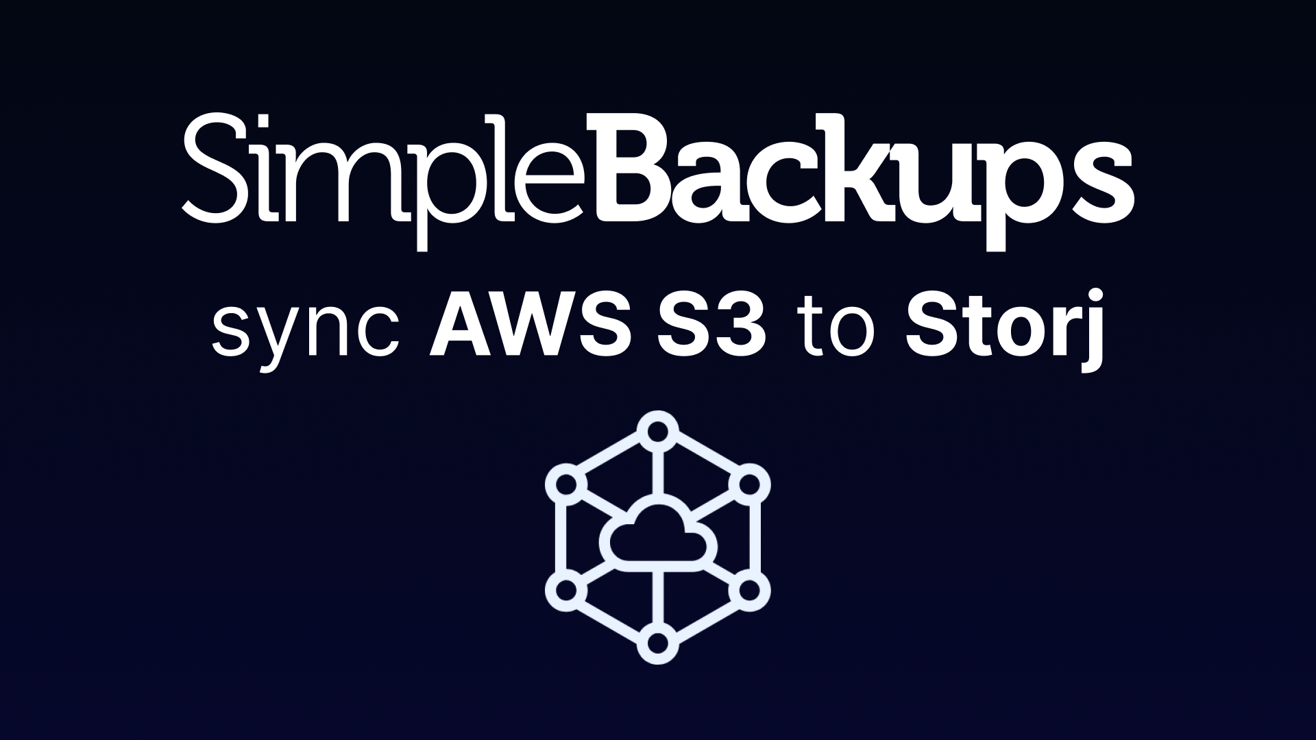 Sync AWS S3 Bucket to Storj