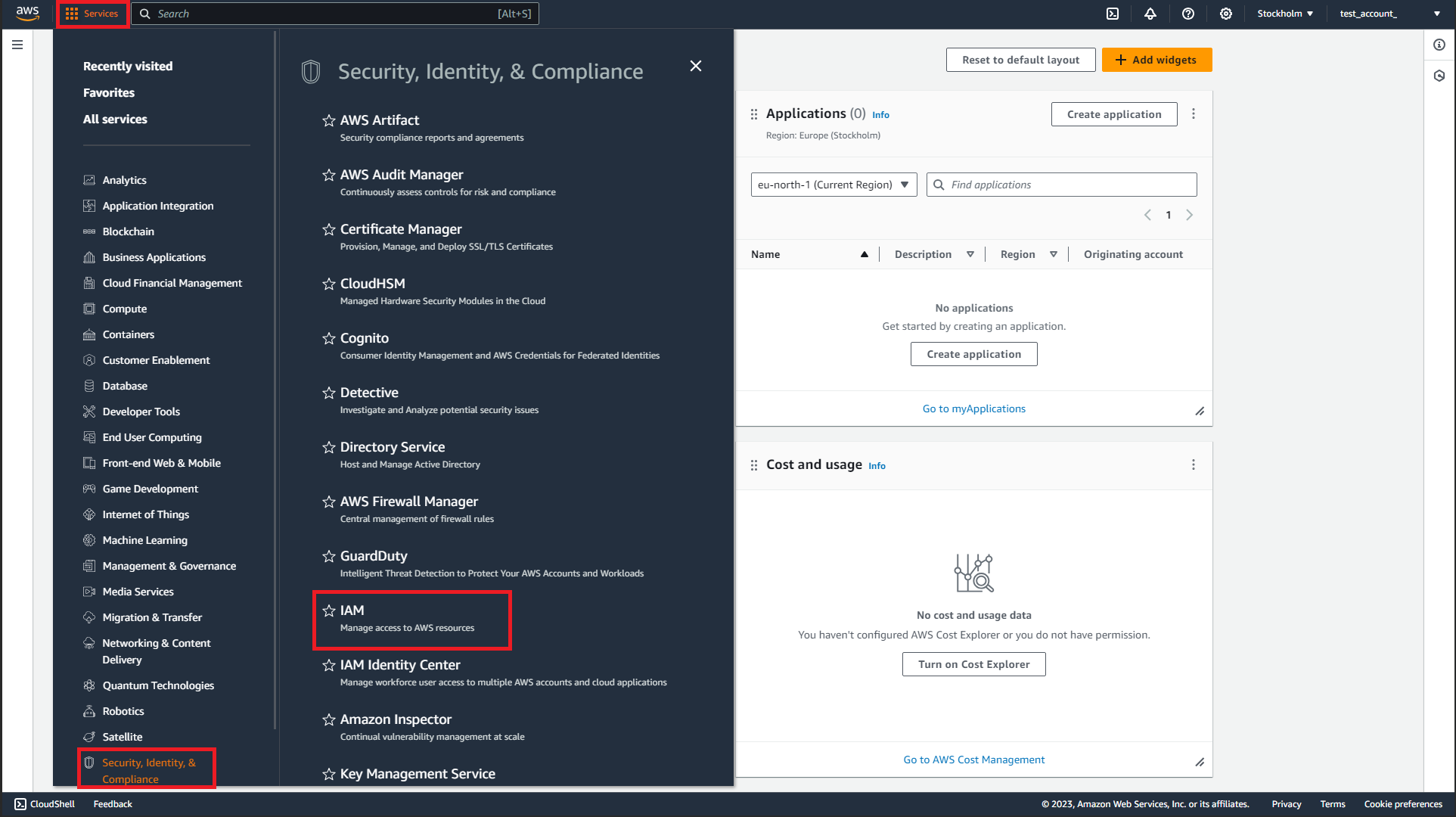 Generate S3 credentials for sync step 3