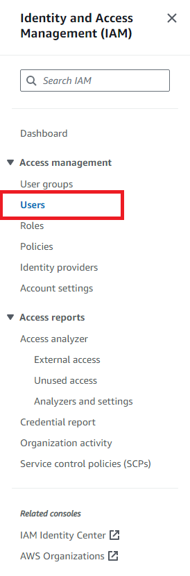 Generate S3 credentials for sync step 4