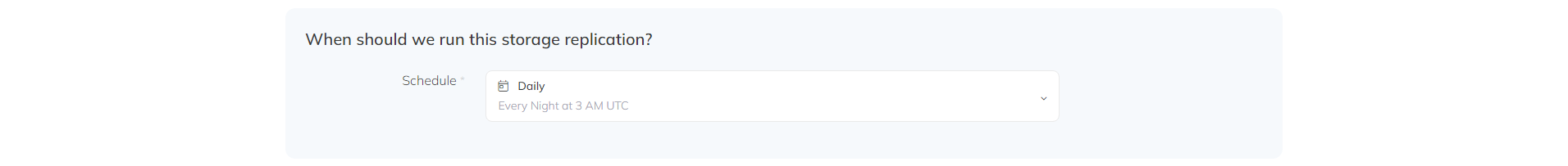 replicate your S3 bucket data to Storj step 3