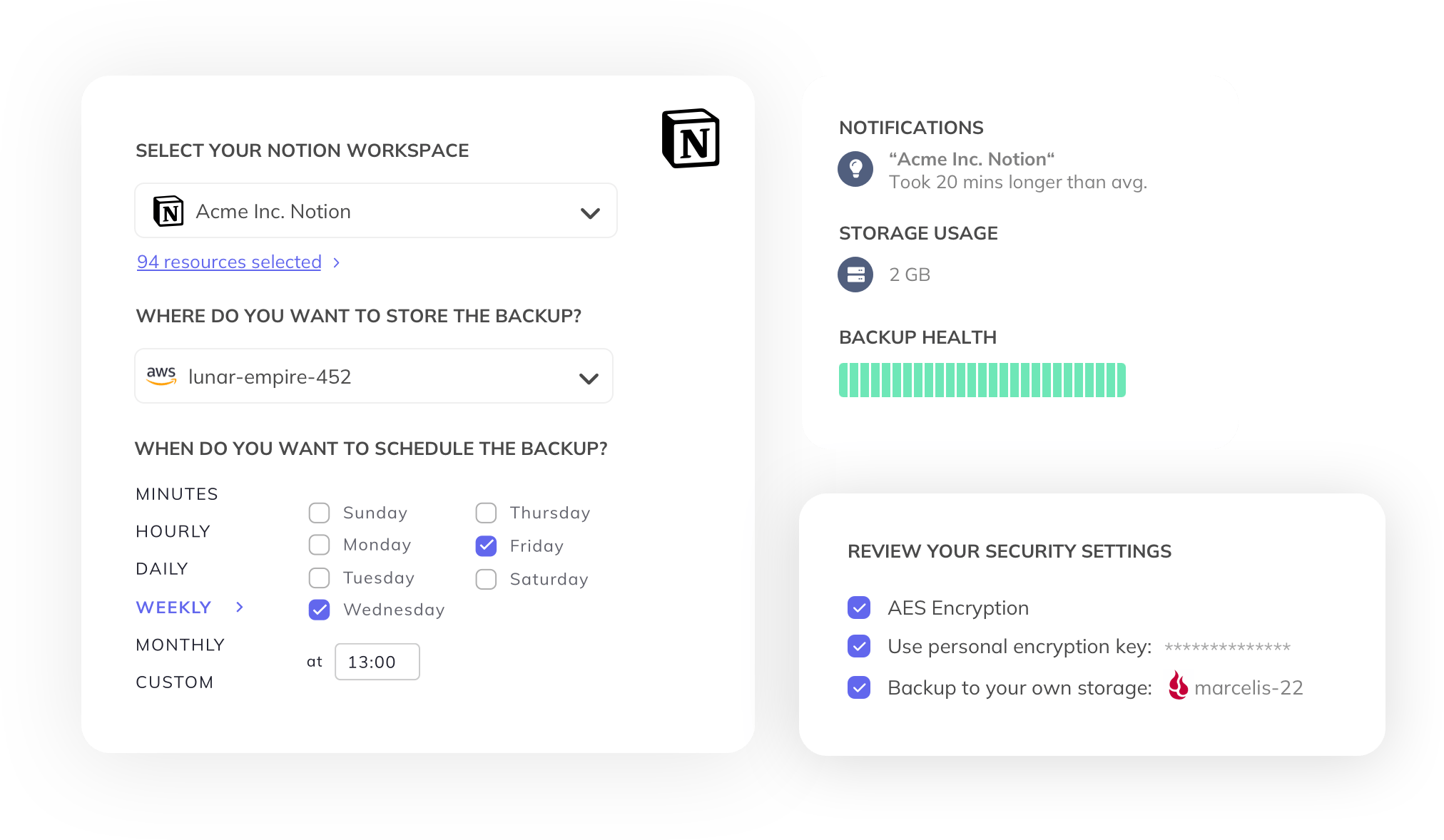 SimpleBackups Notion backup