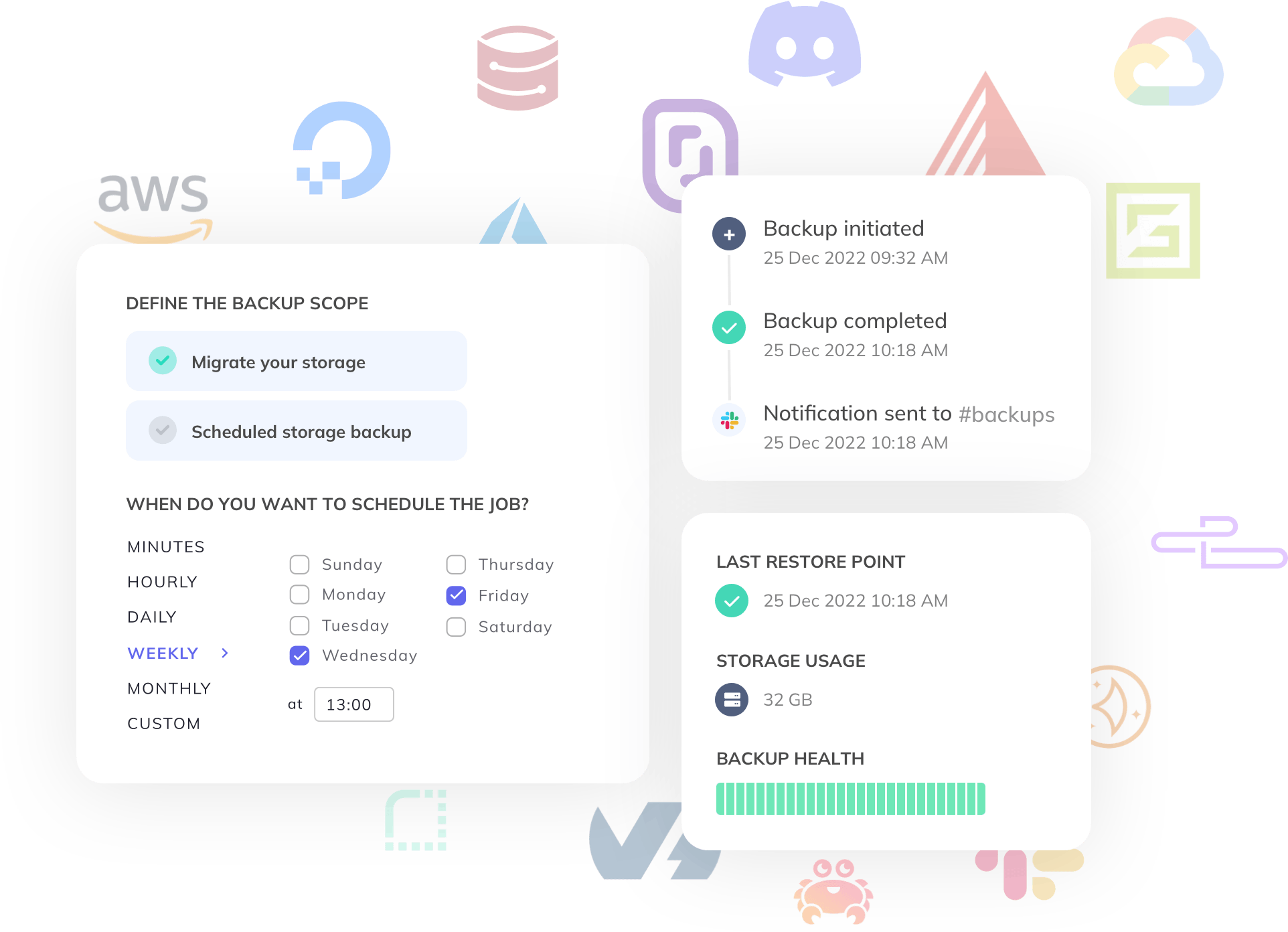 SimpleBackups Storage backup & migration