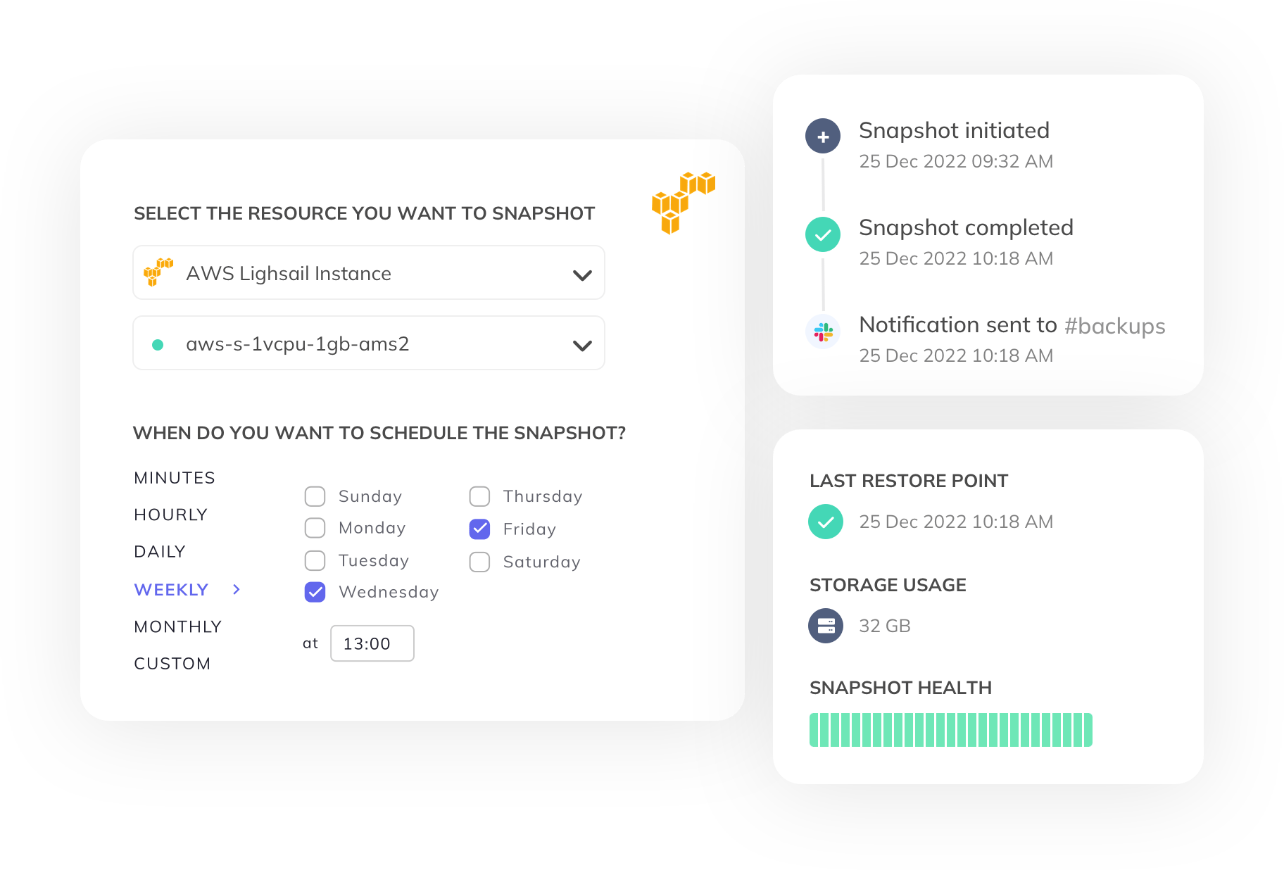 SimpleBackups AWS EC2 snapshot
